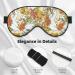 Ducks and Flowers Sleep Mask | Adjustable Double-Sided Eye Mask | Soft Sleeping Eye Covers for Perfect Shading & Reduced Eye Edema | International Shipping Available - Buy Online on GoSupps.com