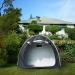 MAIZOA Outdoor Bike Cover Shed Tent | Waterproof 210D Oxford Fabric | Aluminum Alloy Bracket | Storage for 2 Bicycles or Tricycles | Black - Buy Online on GoSupps.com
