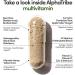 Alpha Tribe Multivitamin for Men with Sea Moss, Black Seed Oil, Ashwagandha, Turmeric Bladderwrack, Burdock,Vitamin C, Elderberry, Manuka, Yellow Dock | Daily Men's Vitamins and Minerals Supplement 120 Count (Pack of 1) - Buy Online on GoSupps.com