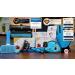 L wenk nig Taurus 2.0 Pet Brush Gloves for Cats & Dogs | High-Quality Coat Grooming with Extra Long Soft Knobs | Blue Cat Accessories & Massaging Brush - Buy Online on GoSupps.com