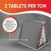 Buy Mad Tabs 35pcs AC Drain Line Cleaner - Odor Control & Water Damage Prevention Tablets - USA Made UV Glow Treatment for Air Conditioners & Humidifiers - Buy Online on GoSupps.com