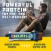 CLIF BUILDERS + Caffeine Protein Bars - Chocolate Chip Cookie Dough Flavor - 20g Plant Based Protein - Gluten Free - Non-GMO - Low Glycemic - No Artificial Sweeteners - 2.4 oz. (12 Pack) Chocolate Chip Cookie Dough 1 Count  - Buy Online on GoSupps.com