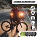 Deepton 6-Piece Bike Pants Bracket Set - Elastic Reflector Strap & Velcro Fastener - Reflective Tapes for Cycling & Jogging - Black & Neon Yellow Green - Buy Online on GoSupps.com