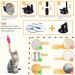 Atopo 19-Piece Interactive Cat Toy Set - Suction Cup Fishing & Spring Toys for Cats | Self-Entertainment Cat Toys - Buy Online on GoSupps.com