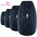 Shop Bling Art Black Gel False Nails | 24 Ballerina Coffin Artificial Nails with Glue - Long Tips for Glamorous Style - Buy Online on GoSupps.com