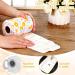 Vitalcozy Reusable Toilet Towels | Washable Bidet & Kitchen Towels | Absorbent Cotton Paperless & Eco-Friendly Tea Towels with Bright Flower Design - Buy Online on GoSupps.com