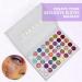 Emperoch 40 Colors Glitter Eyeshadow Palette Waterproof Glitter Shimmer Eyeshadow Makeup Palette 40 Blendable Neon Eyeshadow Makeup Palette with Highly Pigmented Glitters for Face Body - Buy Online on GoSupps.com