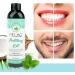 Organic Coconut Pulling Oil - Mint Oil Mouthwash (8 Fl. Oz) for Fresh Breath Teeth Whitening & Healthy Gums | Natural Coconut & Peppermint Formula - Buy Online on GoSupps.com