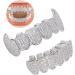 Shop Iced Hip Hop Grillz for Men & Women | Silver Teeth Decorations for Halloween & Parties - Buy Online on GoSupps.com