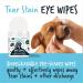 BUGALUGS Dog Eye Wipes 100 Biodegradable textured pre-soaked Dog Wipes. Safe & Easy Cleaning For Dogs - Pet Eye Wipes Remove Tear Stains Dog Eye Crust & Eye Discharge - Buy Online on GoSupps.com