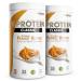 Vegan protein powder peanut butter 2x1kg-V-protein vegetable protein powder on peas protein based with 75.9% protein content-optimal protein value-vegan protein shake without soy & wheat peanut butter 1 kg (2-pack)