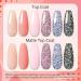UR SUGAR Poly Extension Gel Nail Set - 6 Classic Colours - Nude Pink Black Silver Glitter Sequins - Long Lasting Poly Nail Gel Kit - Builder Gel Polish - Soak Off Acrylic - Gift Box for Women - Buy Online on GoSupps.com