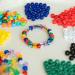 MAHITOI 1000-PC Opaque Blue Pony Beads Bag - Craft Projects for Bead Jewelry, Ornaments & More - 9mm Diameter - DIY Face Mask Accessory - Buy Online on GoSupps.com