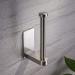 YIGII Self Adhesive Toilet Paper Holder - Bathroom Toilet Paper Holder Stand no Drilling Stainless Steel Brushed 1 Silver