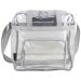 Eastsport Clear Stadium Approved Tote Gray