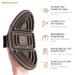 Animalon Careeflex Striegel | Flexible & Ergonomic Rubber Straps for Horses | Premium Horse Accessories & Cleaning Tools - Buy Online on GoSupps.com