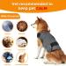 Dog Anxiety Jacket - Skin-Friendly Calming Shirt for Thunder Fireworks & Vet Stress | Anti-Anxiety Vest for Dogs - X-Large Blue - Buy Online on GoSupps.com