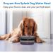DECYAM Non Spill Dog Water Bowl Slow Water Feeder for Dogs 2L / 70 oz Large Capacity Pet Water Dish for Dogs Brown - Buy Online on GoSupps.com