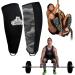 Bear Grips Deadlift Socks | Deadlift Shin Guards Builtin Padded Leg Sleeves | Shin Sleeves Weight Lifting Socks, Rope Climbing Shin Guard | Deadlift Socks Pack Large Black Camo - Pair