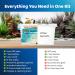 GOLD LABEL PET CARE Freshwater Aquarium Master Test Kit 950+ Tests for pH Ammonia Nitrite & Nitrate Fast & Accurate Water Quality Testing Use Complete Kit - Buy Online on GoSupps.com