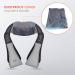 Snailax 4D Shiatsu Neck & Back Massage Device with Heat - Ideal for Home Office & Car - Perfect Gift for Men & Women - Gray - Buy Online on GoSupps.com