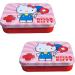 Hello Kitty Pink Children's Plaster Set - 2 Pieces in Metal Box 24 Beautiful Designs for Kids | Ideal for Backpacks & Storage - Buy Online on GoSupps.com