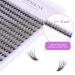KISSXIAOYA Cluster Eyelashes Extensions 240pcs 12mm 40D 0.07D Curl | Natural False Individual Lashes for DIY Eyelash Extension - Buy Online on GoSupps.com