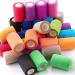 BQTQ 30 Rolls Cohesive Bandage 3 Inch - Self Adherent Sport Wrap Tape for Ankle Sprains & Swelling - Rainbow Color - Ideal for Humans and Animals - Buy Online on GoSupps.com
