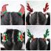 Christmas Hair Clips - 4 Pairs Glitter Sequins Antler Hair Accessories for Women & Girls | Perfect for Holiday Parties - Buy Online on GoSupps.com