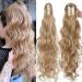 Ponytail Extension Long Wavy Ponytail Extension 24 Inch Claw Clip Pony Tail Hairpiece Claw Clip in Synthetic Long Wave Ponytail Hair Extainson for Women Girls Ponytail Hairpiece for Women (Color : 24inches #613 - Buy Online on GoSupps.com
