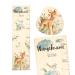 Gift joy of the yardstick children personalized 80-140 cm - with animal motifs as a decoration for the children's room - personalized yardstick children wood - great children birth gift - measure band children wall