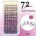 Ahrikiss D Curl Lash Clusters 72 Pcs - DIY Fluffy Eyelash Extensions for Home Makeup - B11 (8/10/12/14/16mm) Volume Individual Lashes - Buy Online on GoSupps.com