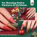 Saviland Christmas Acrylic Nail Kit - 4 Colors Powder & Liquid Set with Tools for Nail Art & Extensions - Buy Online on GoSupps.com