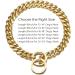 Fully Welded 18K Gold Dog Collar Heavy Duty Choke Cuban Dog Chain for Large Dogs Strong Stainless Steel Links Slip Chain Training Collar (24inch(Fit 20 -22 Dog s Neck) Wide:15mm-18K Gold Plated) 24inch(Fit 20 -22 Dog s Neck) Wide:15mm-18k Gold Plated - Buy Online on GoSupps.com