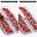 YHMQ DU 3792PCS Red Rhinestones for Crafts - Glass Diamonds Kit with Tweezers and Picking Pen, 6 Sizes - Nail Jewels and Crystals Set - Buy Online on GoSupps.com