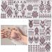 Waterproof Sticker Kit For Body | Waterproof Temporary Body Stickers - Adhesive Body Stencils Body Markers Waterproof For Daily Wear Club Night - Buy Online on GoSupps.com