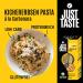  Just Taste Be different JUST TASTE Chickpea Fettuccine The new organic plant-based pasta 250 g - Buy Online on GoSupps.com