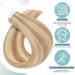 Buy S-Noilite Tape Extensions - Real Hair Gold Brown/Blond 12/613# - 10PCS (30cm) | Premium Quality Hair Extensions for International Shipping - Buy Online on GoSupps.com