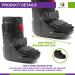 MARS Wellness Premium Short Air Cam Walker Boot - Large | Ankle/Foot Stabilizer for Men or Women | Fracture & Sprained Ankle Support - Buy Online on GoSupps.com