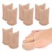 Ssiyiya gel toe protection for big toes 8 pieces soft fabric cover toe protection closed caps toe sleeves pillows anti-friction large toe protection for men and women foot care skin