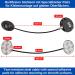 Secure Locking Fuses for Refrigerator & Doors - 2 Pack Black Child Safety Locks with Custom Code - Buy Online on GoSupps.com