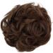 Prettyshop CAISHA Messy Scrunchie Bun | Voluminous Wavy Hairpiece Brown Mix G26AL | Heat-Resistant Synthetic Fibres - Buy Online on GoSupps.com