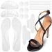 Sulpo insoles set - anti -slip gel inserts - relief from foot pain - Antislip silicone multi - use heel cushion insert silicone strap foot pavement - insoles for discharge shoes