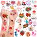 Mother's Day Temporary Tattoos 12 Sheets 108 Pieces Mother Mom Themed Tattoos Stickers Party Decoration Supplies Party favors for Kids Adults