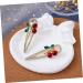 ETHZZLE Chic Cherry Crystal Hairpin - Set of 2 - Stylish Hair Accessory for Women - Sparkling Silver Metal Barrettes for - Hair Clips with Fruit Design - Elegant Crystal Hair Accessories - Buy Online on GoSupps.com