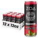 ZOA Sugar Free Energy Drink Tropical Punch 12 Fl Oz Healthy Energy Drinks with B Vitamins Amino Acids - Pack Of 12