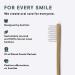 Plus Ultra Kids Bamboo Toothbrush - Biodegradable, BPA Free, Eco-Friendly, Soft Bristles - Dentist Approved, All-Natural with Brush Smile Repeat Design - 1 Count - Buy Online on GoSupps.com