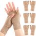Woanger 3 Pairs Wrist Compression Sleeves 20-30mmhg Wrist Thumb Support Sleeve Wrist Brace Fingerless Arthritis Compression Gloves for Carpal Tunnel Wrist Pain Fatigue Women Men