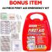 Ever-Ready Premium Trauma First Aid Kit - 240 Pieces for Home Workplace & Outdoor | OSHA & ANSI Compliant | Bonus Travel Kit Included - Buy Online on GoSupps.com