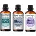 Natural Riches Tranquility Serenity Essential Oil Blends Set - Calm Sleep, Headache Relief - 3 x 10ml - Buy Online on GoSupps.com